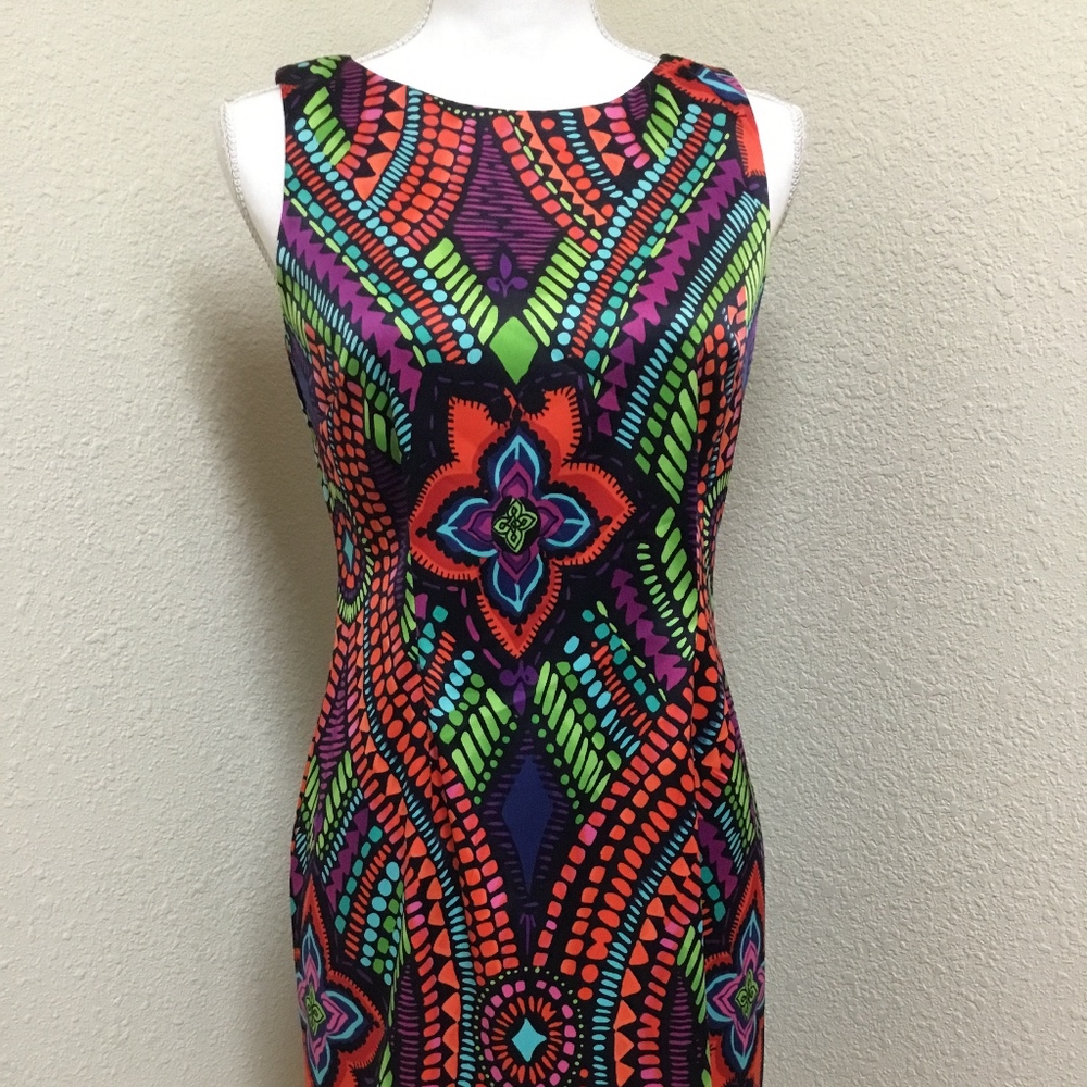 AGB Multi Colored Tank Dress